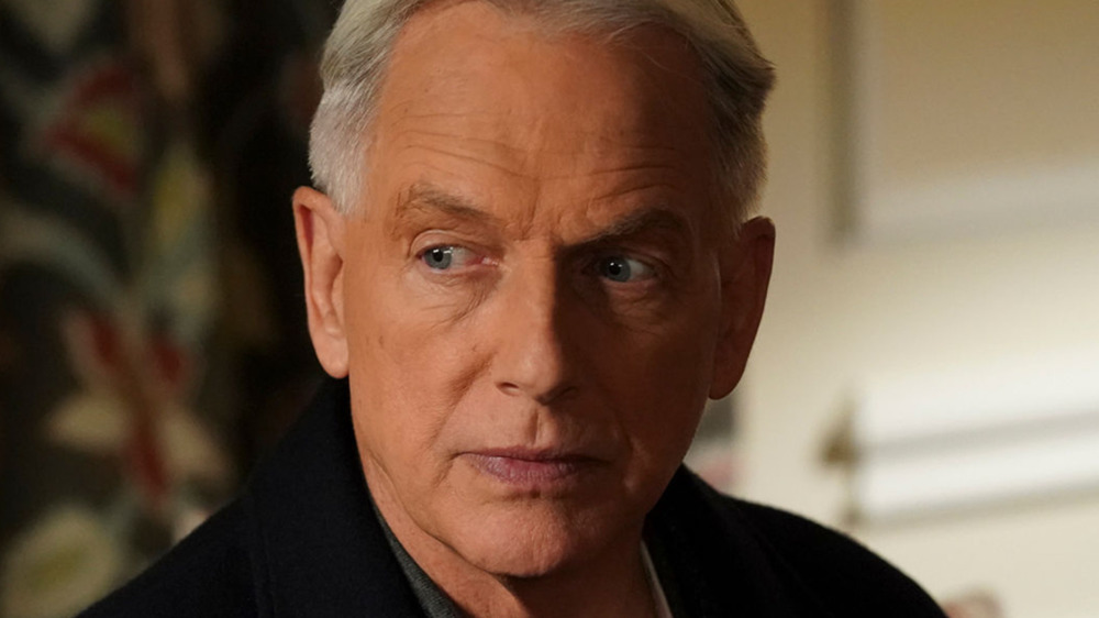 Gibbs looking solemn on NCIS