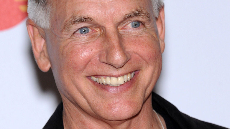 Mark Harmon smiles