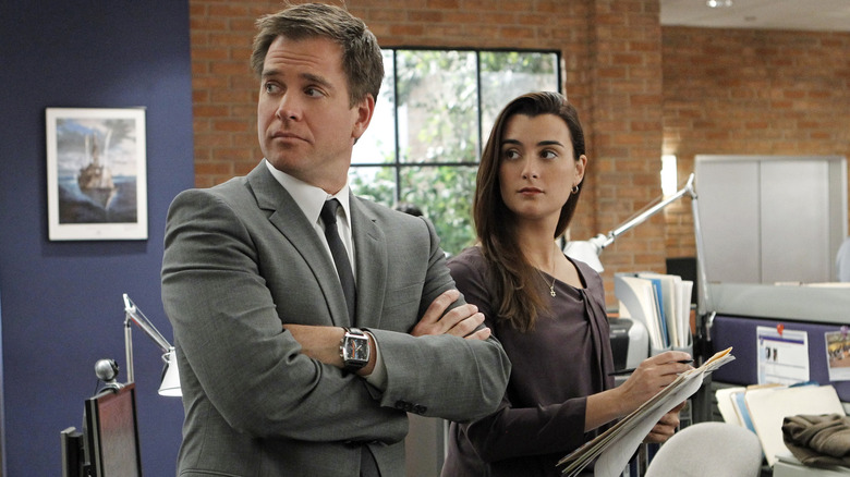 Tony and Ziva in office