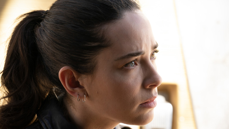Lala Dominguez listening in "NCIS: Origins" (2024-present)