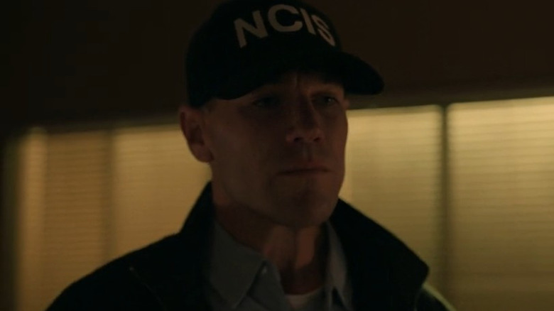 Gibbs wearing his NCIS jacket and hat for the first time in "NCIS: Origins"