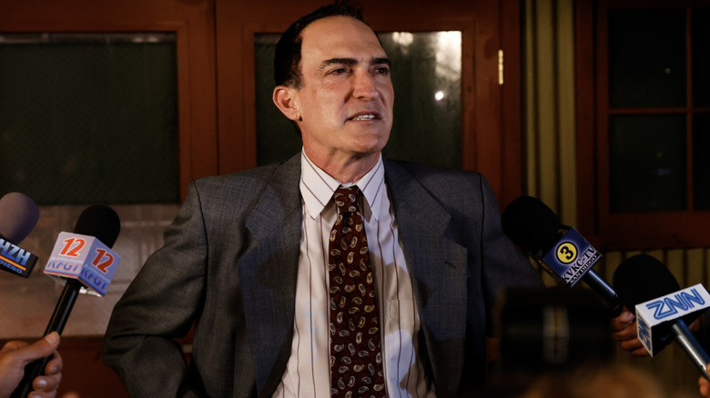 Cliff Wheeler at a press conference in 