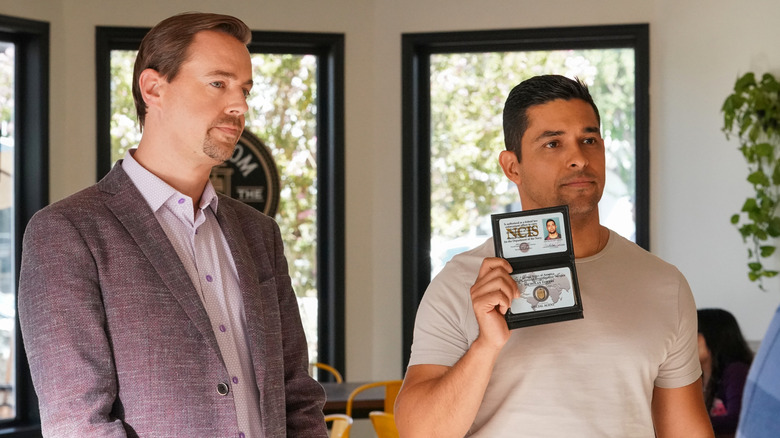 Sean Murray and Wilmer Valderrama on NCIS