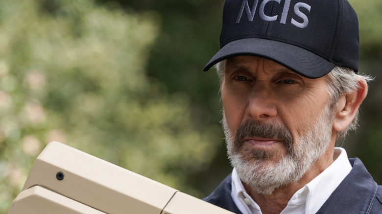 Alden Parker with a gun in "NCIS" (2003-present)