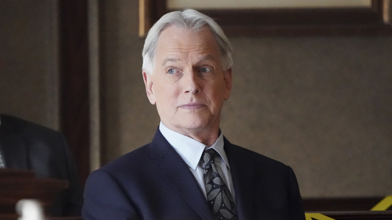 Gibbs in a courtroom