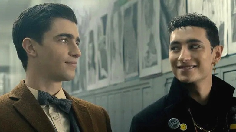 Edwin and Charles share a look in 