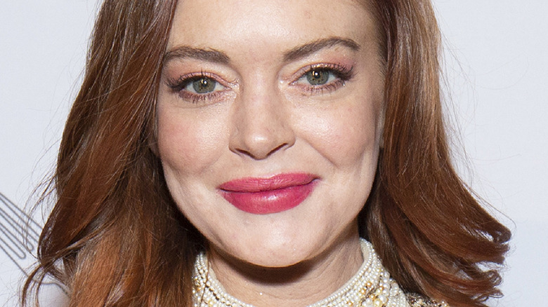Lindsay Lohan looking ready to party