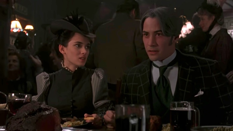 A married Mina and Jonathan consult Van Helsing in "Bram Stoker's Dracula" (1992)
