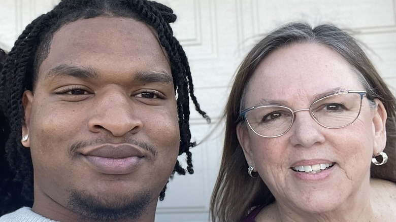 Jamal Hinton and Wanda Dench in 2021