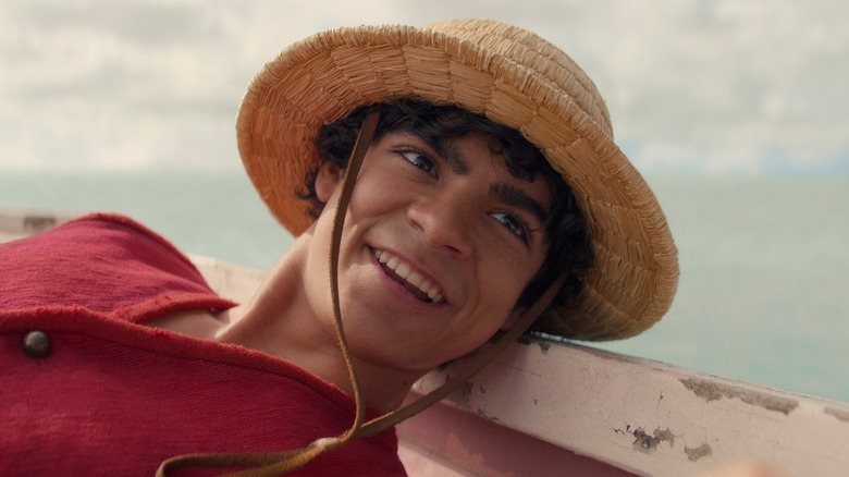 Luffy smiles congenially