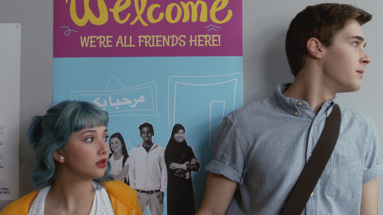 Zoe and Tristan look right