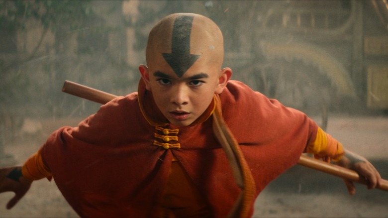 Aang looking ahead