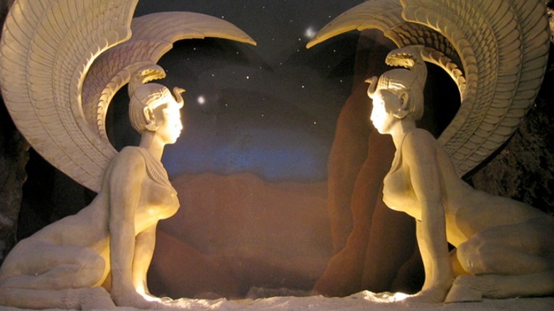 Sphinx guarding a Fantasia gate