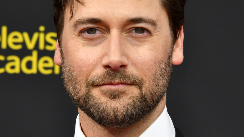 Ryan Eggold serious