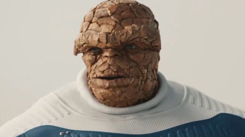The Thing wearing his Fantastic Four outfit in 