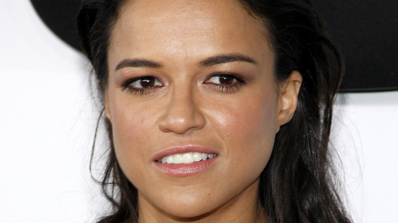 Michelle Rodriguez white teeth