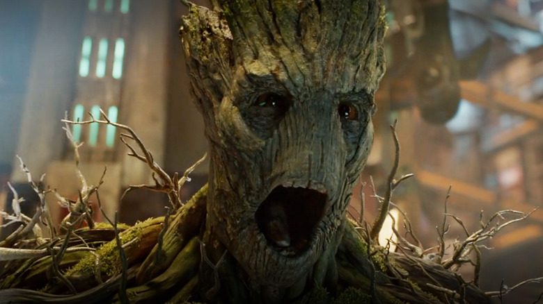 Groot grows some thorns in Guardians of the Galaxy.