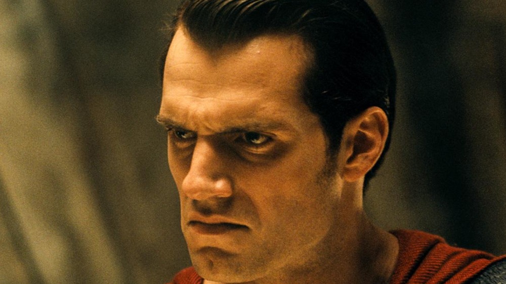 Henry Cavill Superman glaring