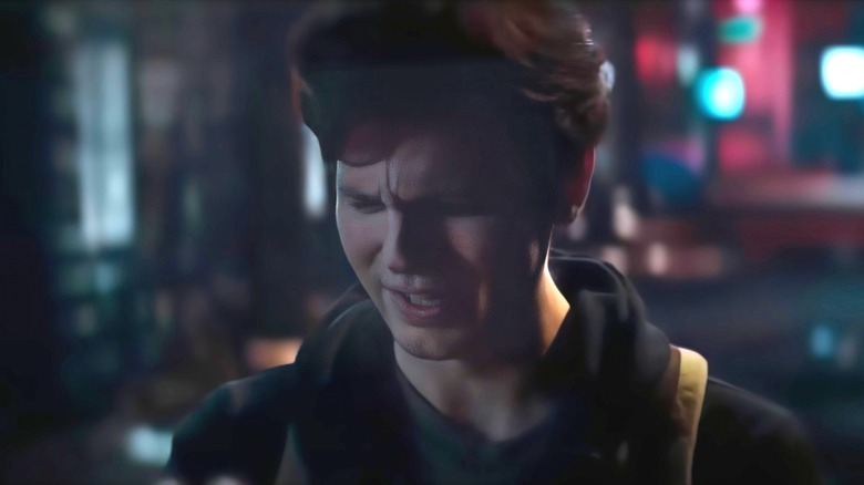 Peter Parker crying 