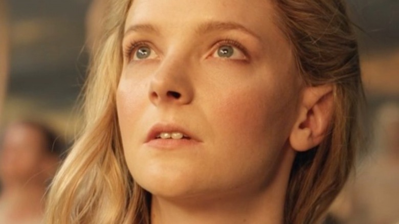 Galadriel as played by Morfydd Clark