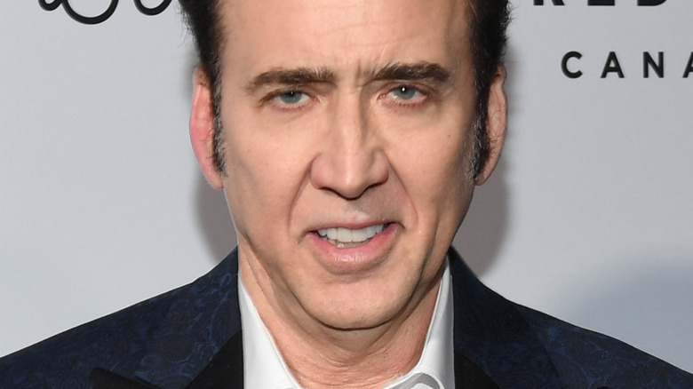 Nicolas Cage smiling