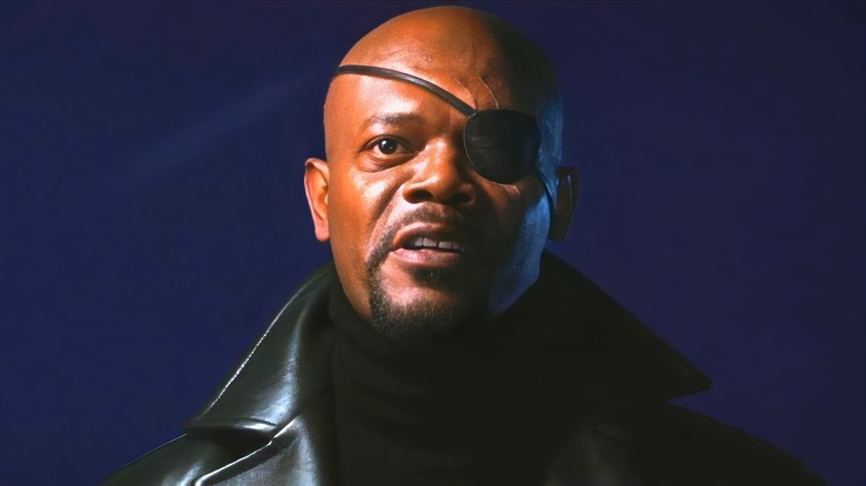 Nick Fury talking