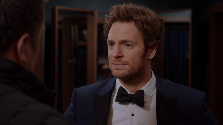 Nick Gehlfuss wearing a tuxedo