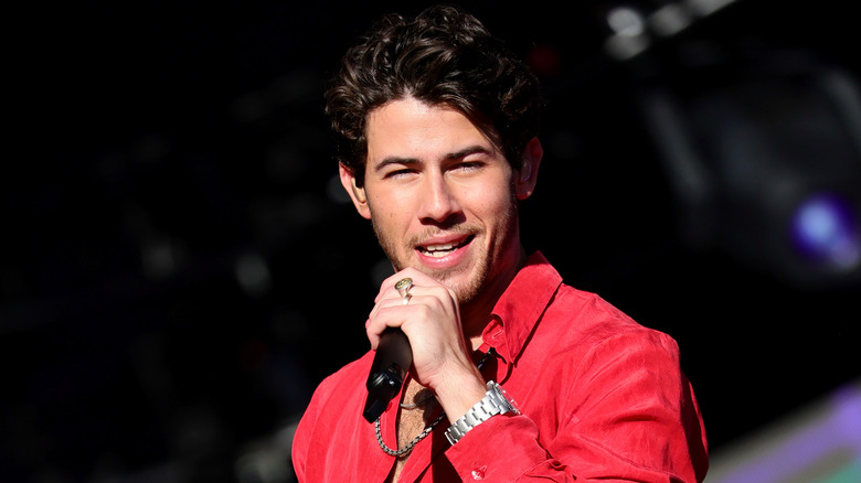 Nick Jonas sings