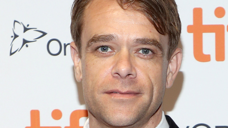 Nick Stahl posing for press