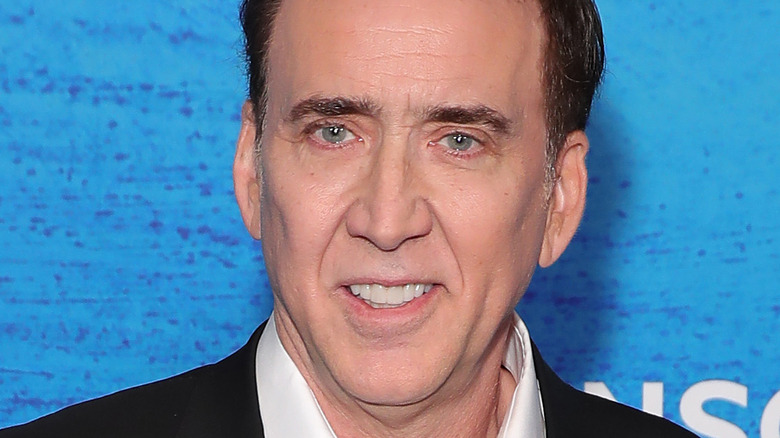 Nicolas Cage smiles