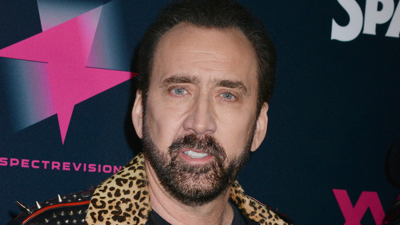 Nicolas Cage smiling