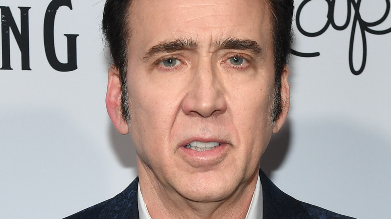 Nicolas Cage smiling