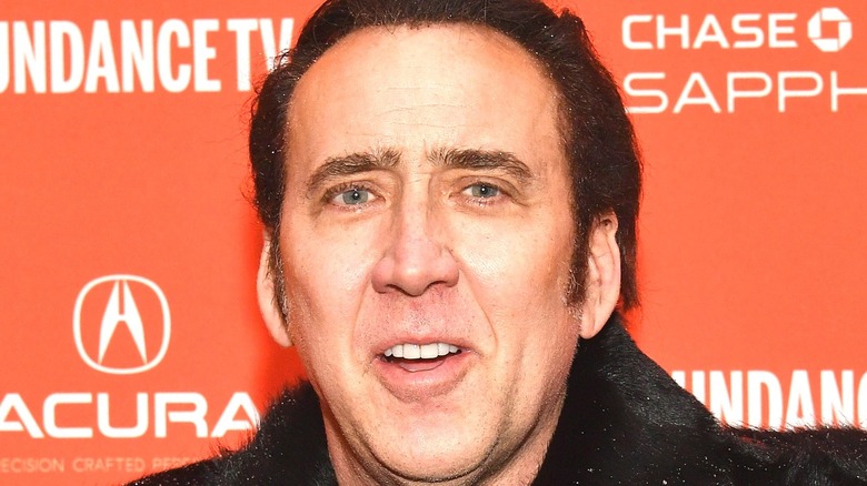 Nicolas Cage at a red carpet event