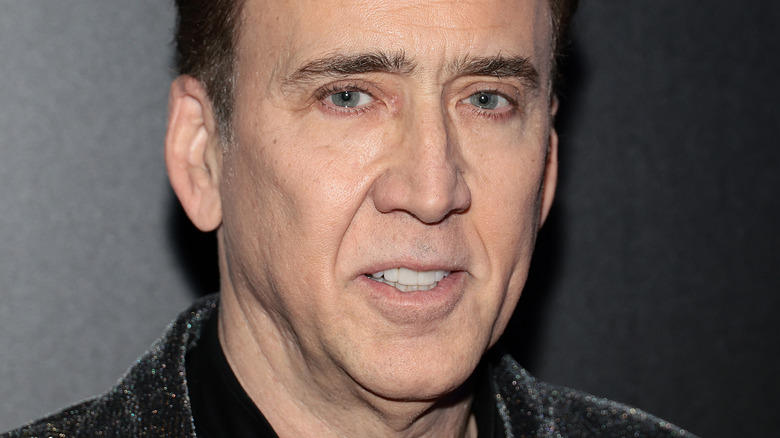 Nicolas Cage smiling