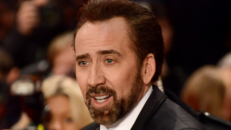 Nicolas Cage at a premiere