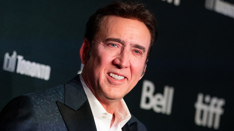 Nicolas Cage smiling