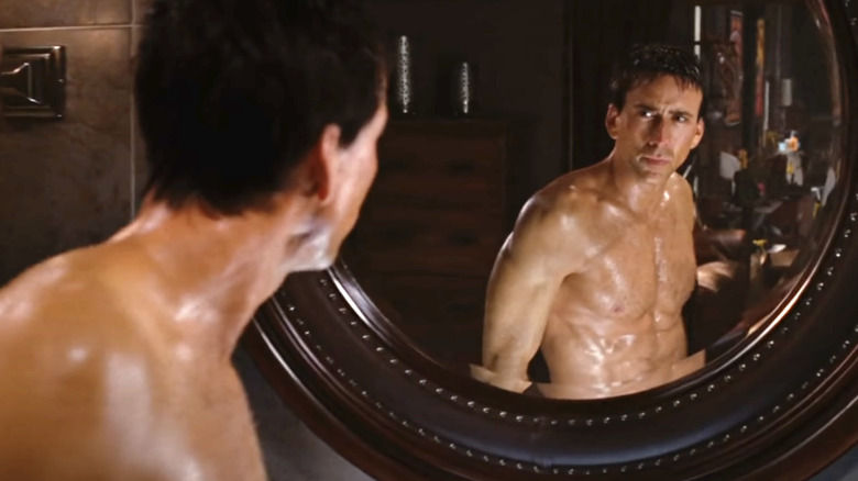 Nicolas Cage's abs in Ghost Rider