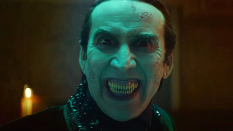 Dracula smiling