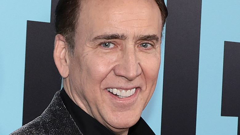 Nicolas Cage smiling