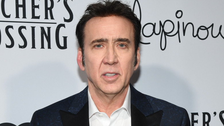 Nicolas Cage posing