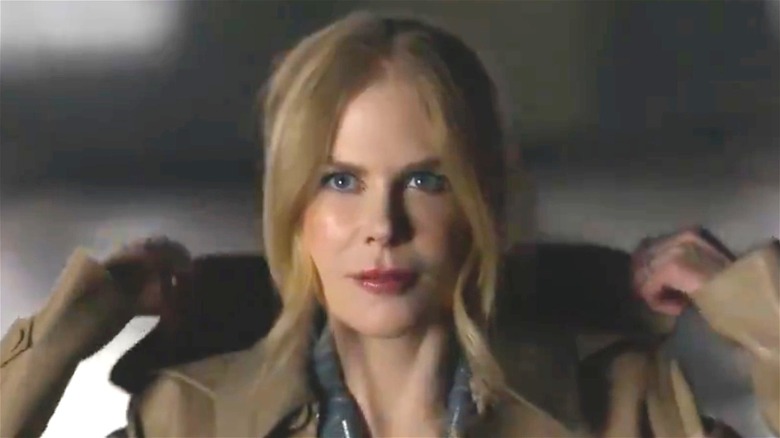 Nicole Kidman AMC Theatres Raincoat Lighting