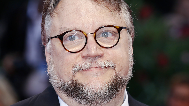 Guillermo del Toro posing