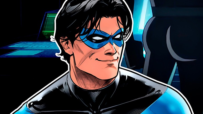 Nightwing smirking 
