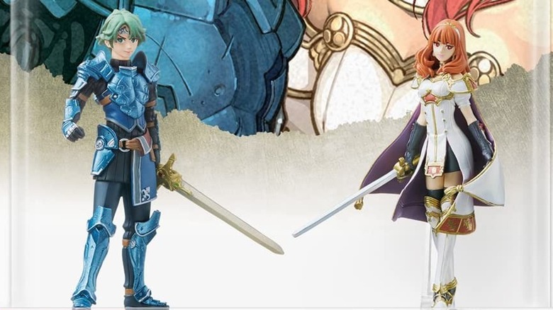 Alm and Celica amiibo