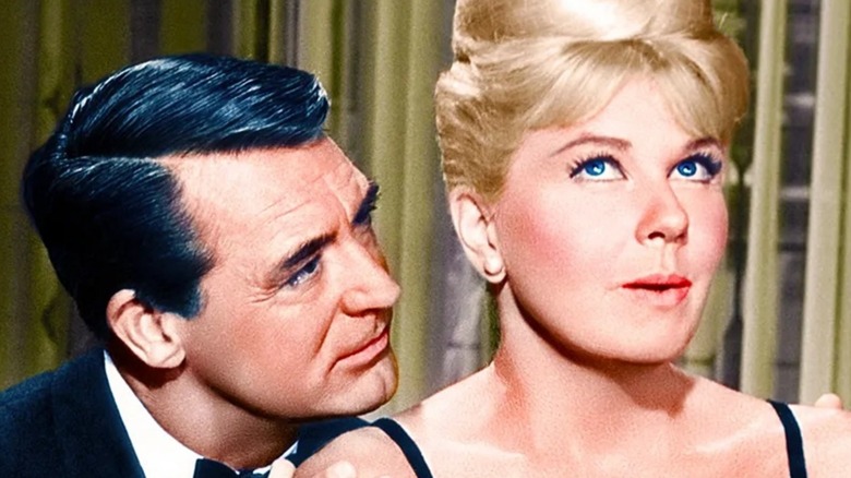 Philip Shayne behind Cathy Timberlake in That Touch of Mink (1962)