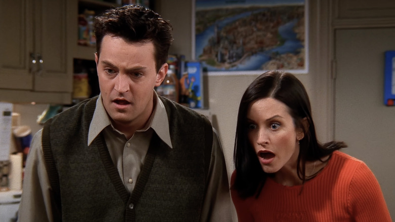 Monica and Chandler Bing shocked
