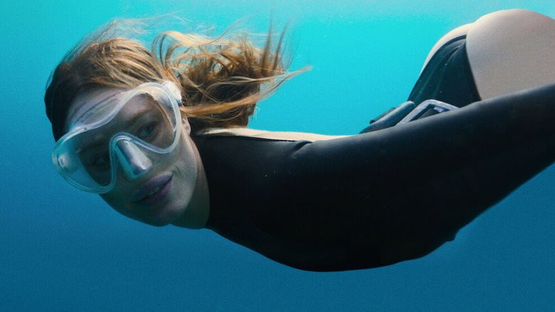 Roxana in the water