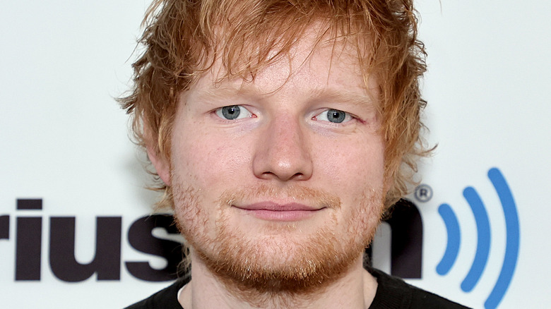 Ed Sheeran smiling