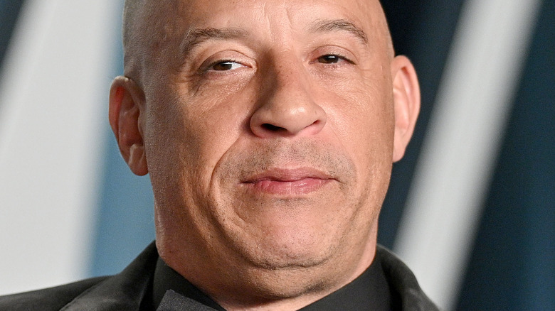 Vin Diesel looking serious