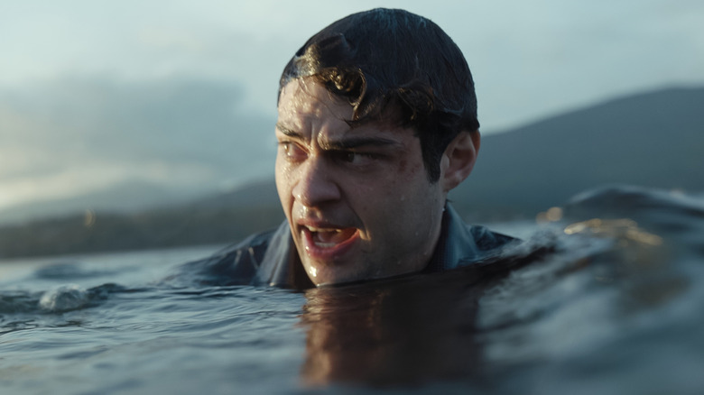 Owen treading water in "The Recruit"
